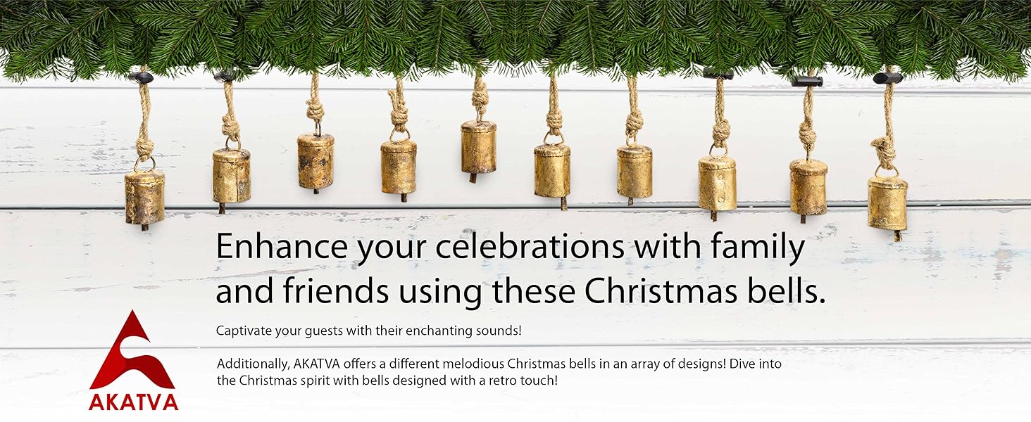 Rustic Brass Hanging Ornament for Christmas Decoration