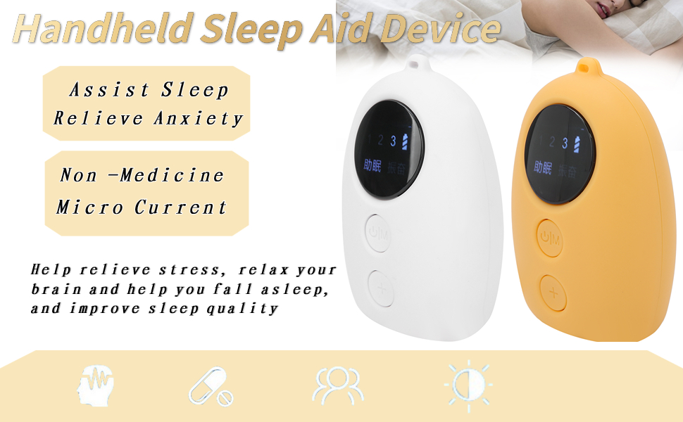MicroCurrent Sleep Aid Machine, Chill Pill Anxiety Device, Holding