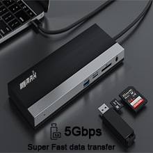 Docking station fast data transfer