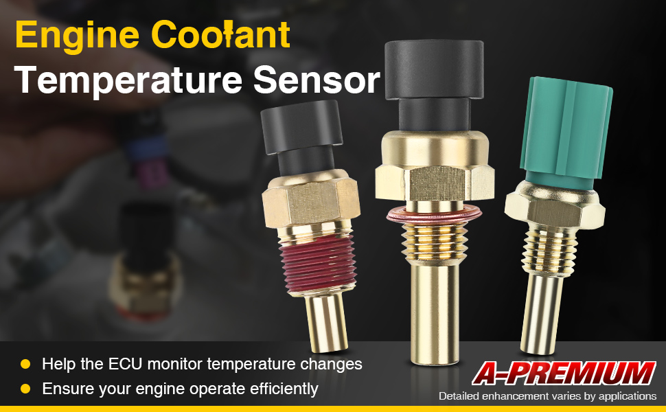 APremium Coolant Temperature Sensor Compatible with Buick Rainier Chevrolet