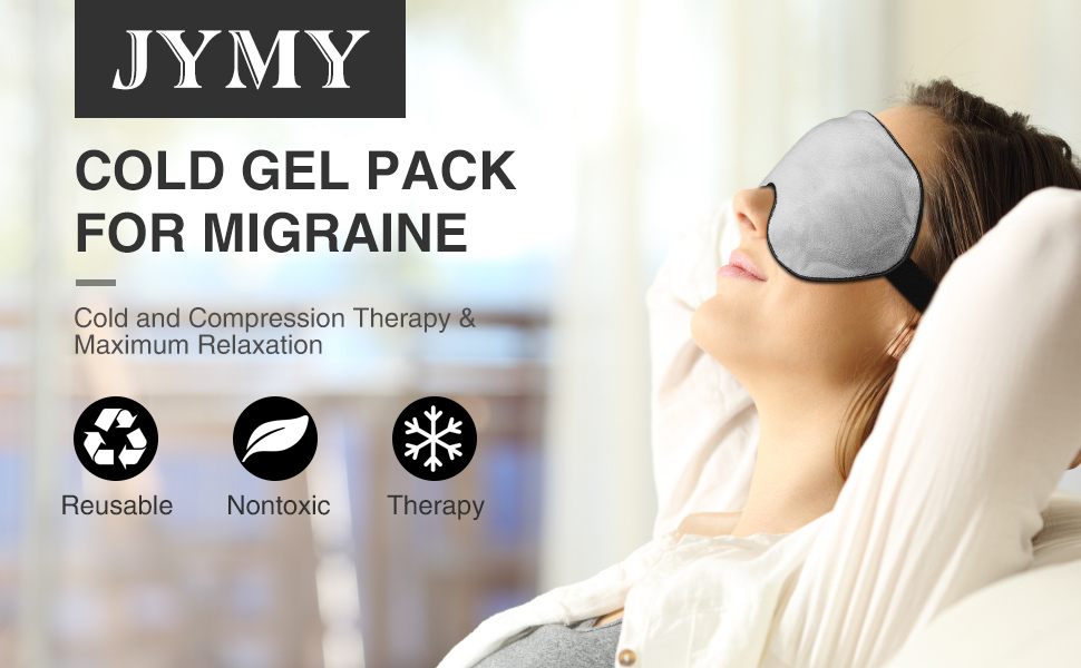 Silk Cooling Weighted Sleep Eye MaskRelief for Headache/Migraine Relief/Sinus Pain/Puffy Dry