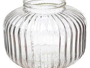 clear ribbed shade wall light sconces