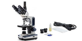 SW350T trinocular microscope