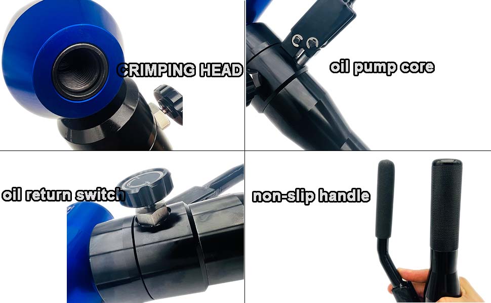 IBOSAD Hydraulic Knockout Hole Punch Driver Kit 1/2 to 2 inch