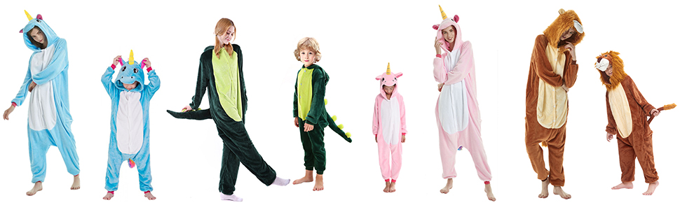 Tier Pyjama aus Flanell
