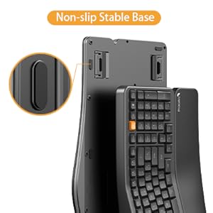 Wired Ergonomic Split Keyboard backlit A+ content (7)