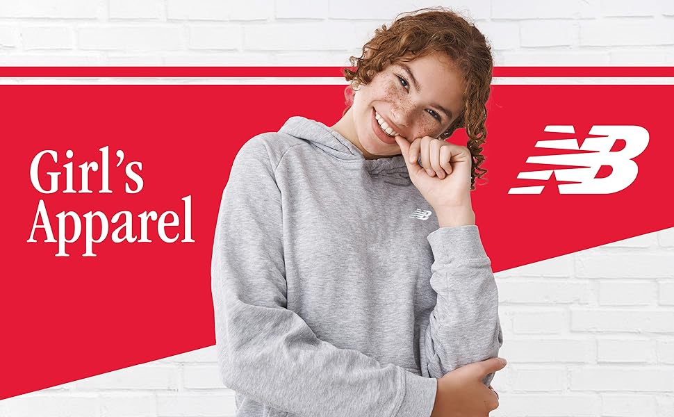 Needlse 22ss スウェット S Amazon.com: New Balance Girls Hoodies - Soft Fleece Basic