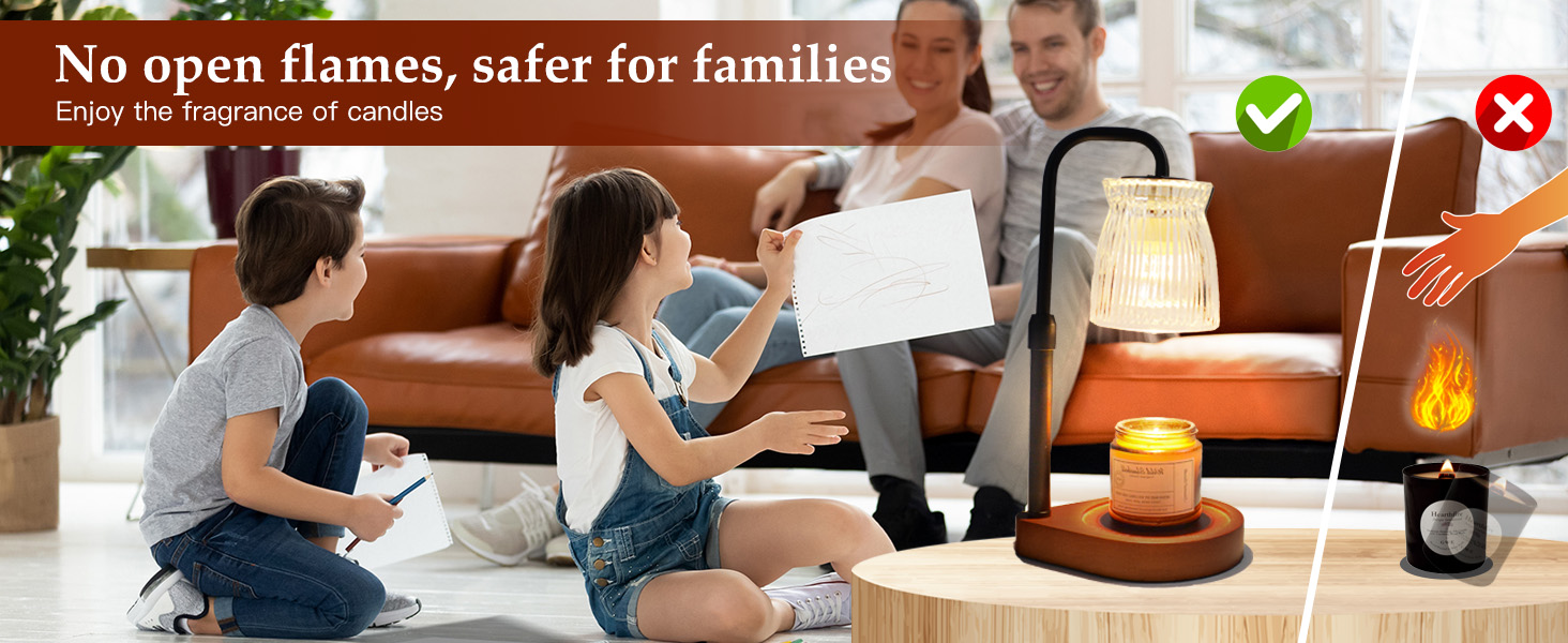 candle warmer lamp with timer