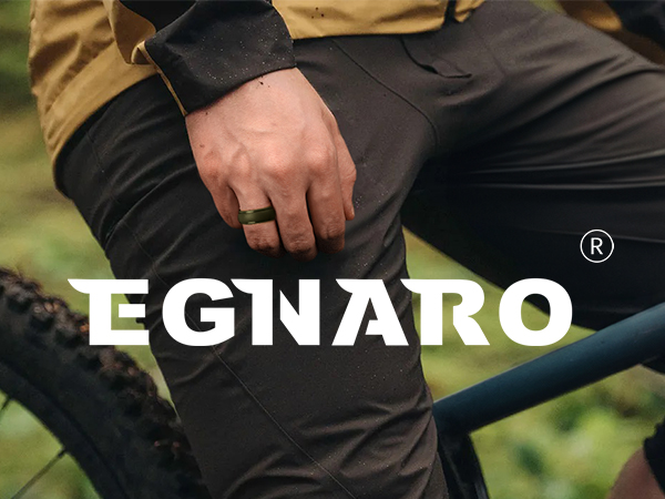 Egnaro Mens Silicone Rings Rubber Wedding Bands