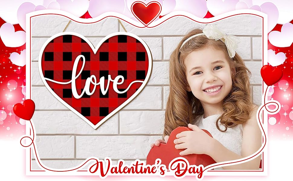 Valentines Day Door Sign Decor