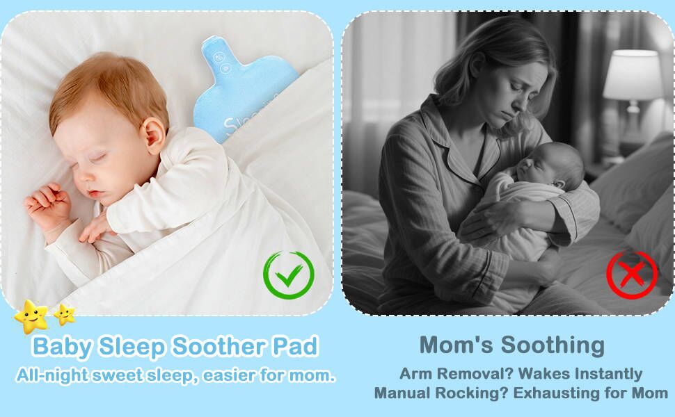Help your baby sleep soundly with our Baby Sleep Vibrating Soother! 