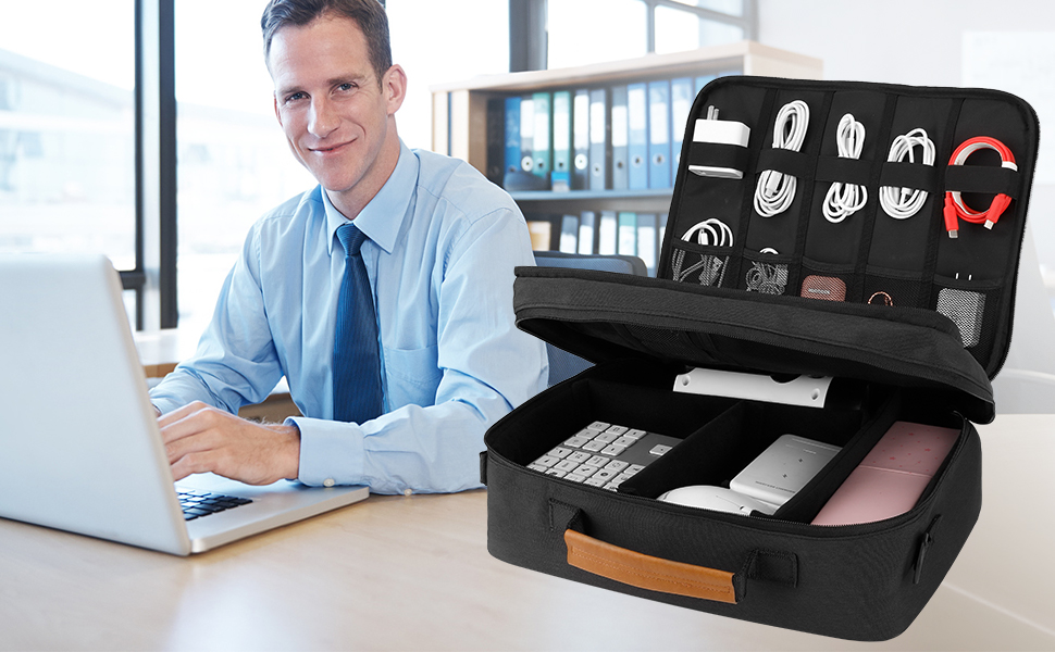 Travel Electronics Organizer