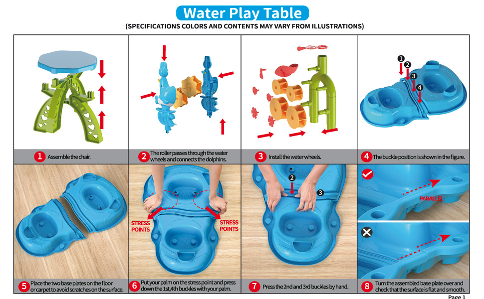Trimate Toddler Sensory Sand and Water 3 Tier Table with Chair | Indoor & Outdoor