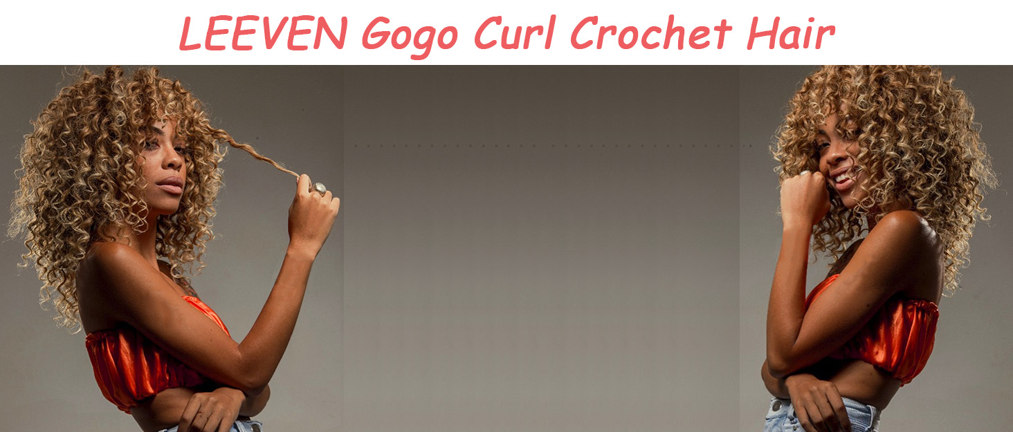 leeven gogo curl crochet hair