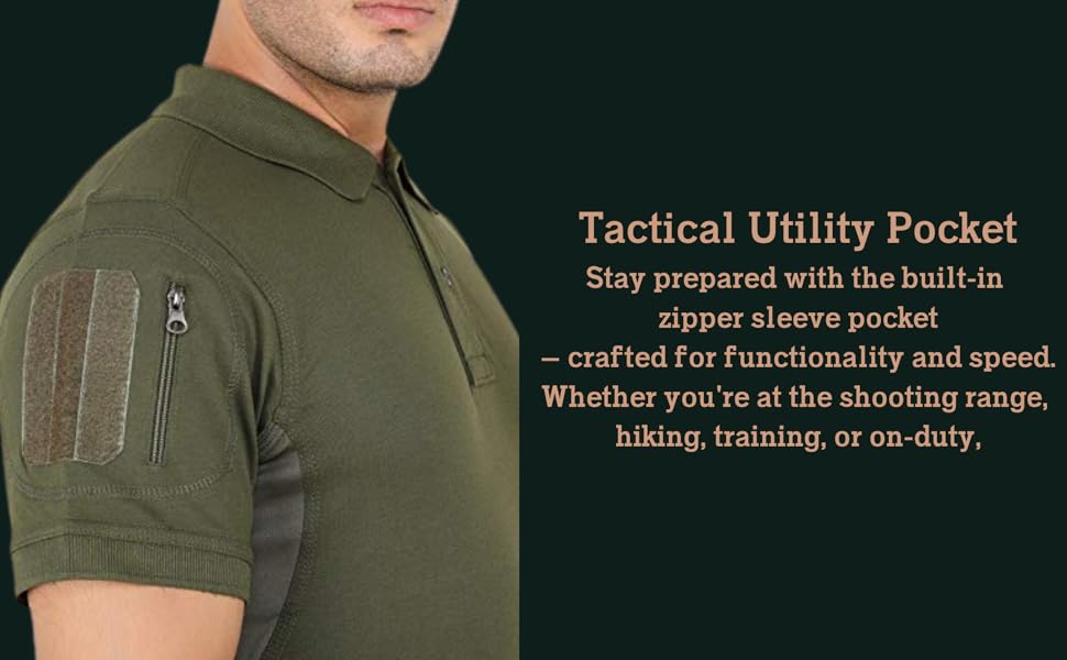 men's slim fit tactical shirt