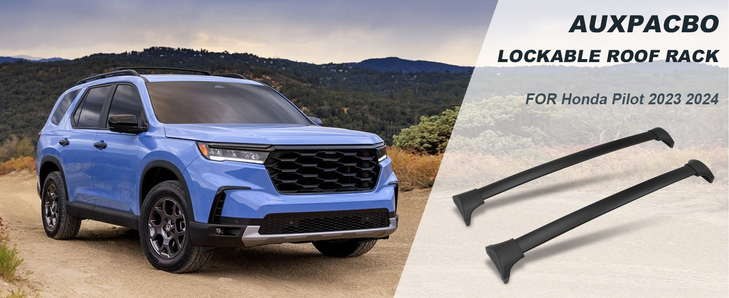 Roof Rack 2023 2024 Honda Pilot Elite Sport Touring Trailsport (Except LX and EX-L) Cross Bar