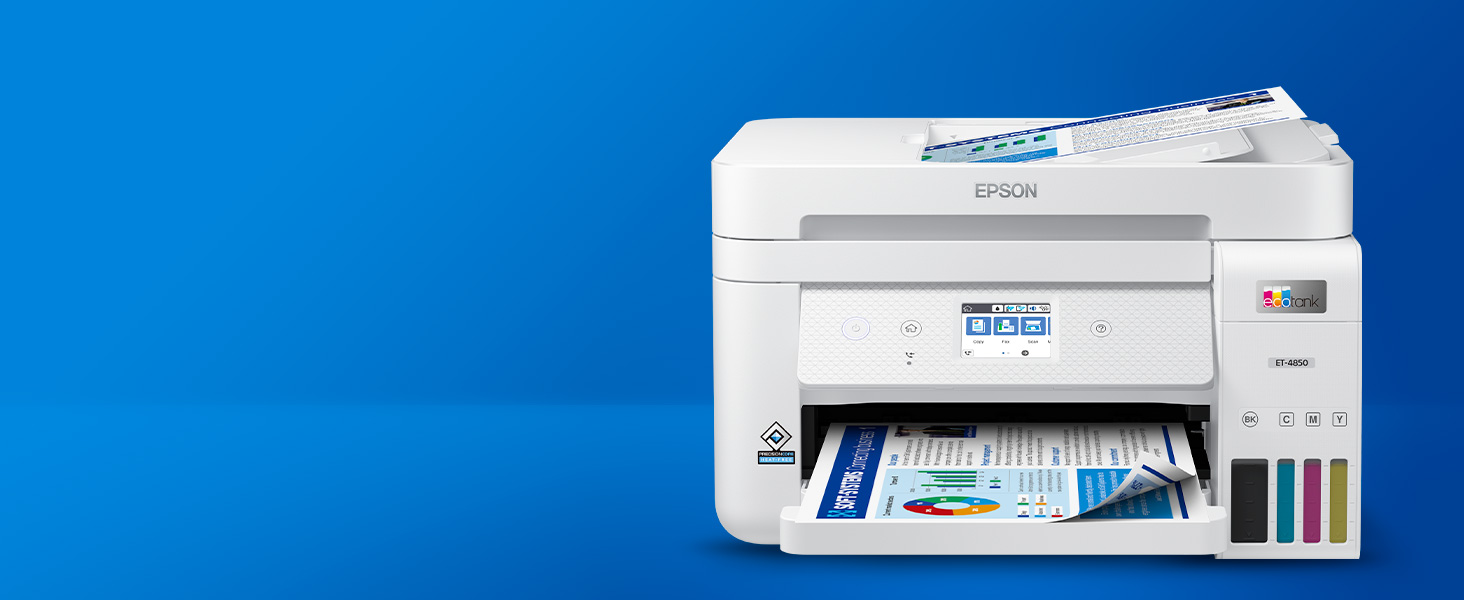 Epson EcoTank ET4850 Wireless AllinOne CartridgeFree Supertank