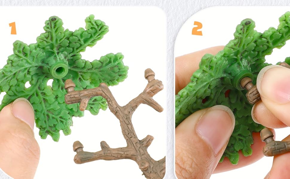 Toyvian Model Trees Cypress Miniature Artificial Tree Fake