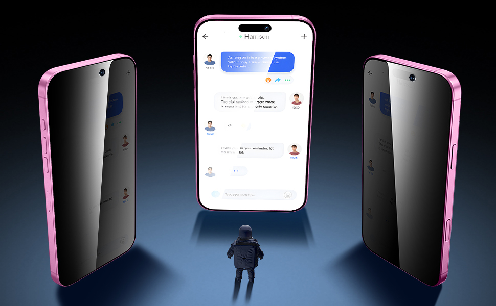 MAGIC JOHN 2 Pack for iPhone 16 Plus Privacy Screen Protector 6.7 inch, Anti Spy Tempered Glass Film, Auto Dust-Elimination Installation, Bubble Free, Case Friendly 10 iphone 16 plus screen protector privacy 16 plus tempered glass screen protector