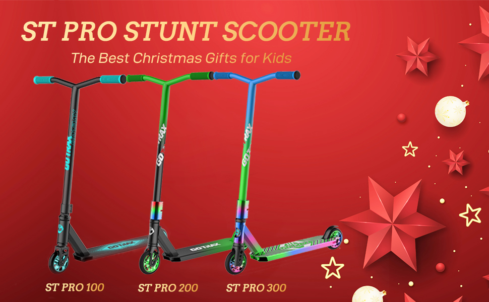 Gotrax ST PRO 200 Stunt Scooters, High Impact 110mm Aluminium Core 88A