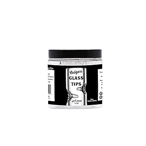 40 Count Glass Tips Jar
