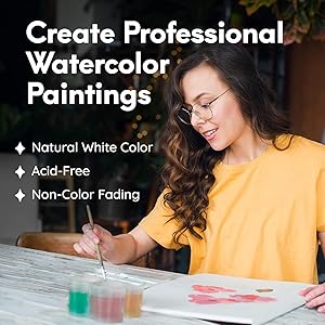 AOOK  Watercolor Pad   Mix Paper Pad
