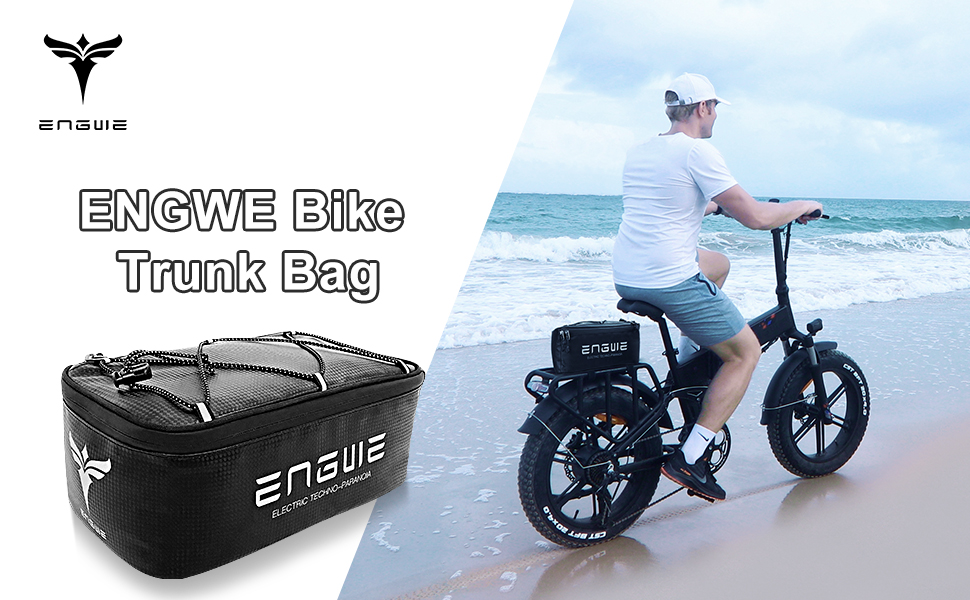 ENGWE Bike Trunk Bag Bicycle Rack Rear Carrier Bag 7L