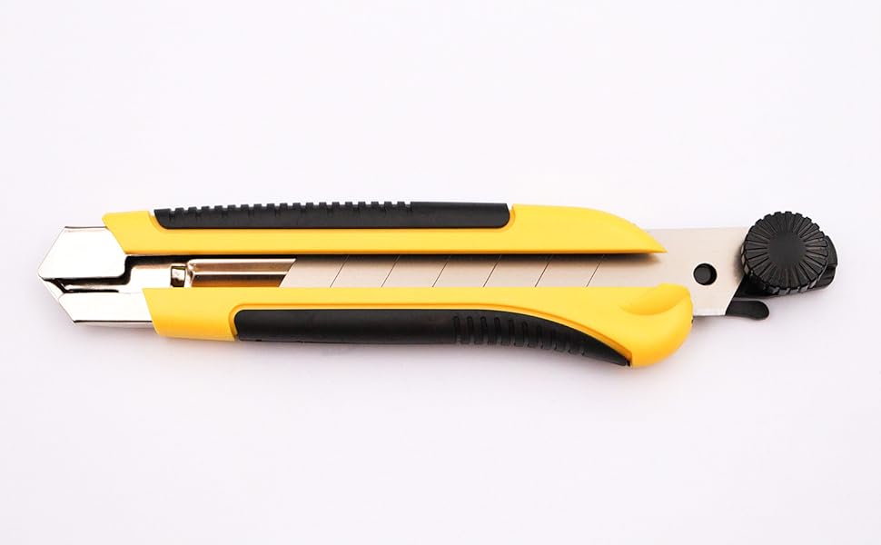 FeiLyKi 25mm Box Cutter Construction Heavy Duty Knife Exacto Utility