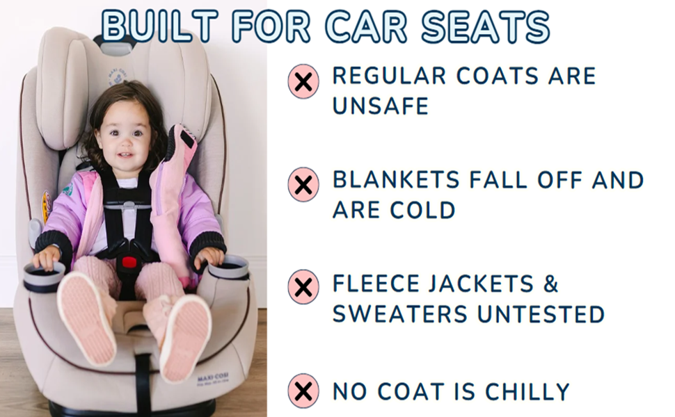 Buckle Me Baby Car Seat Baby Winter Jacket