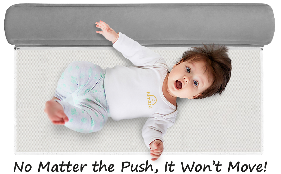 Inflatable Bed Rail for Toddlers 2 Pack - Portable Travel Bed Bumpers for Kids