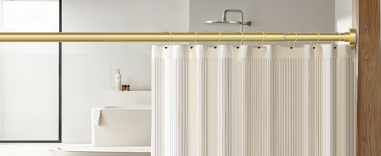 Shower curtain rod