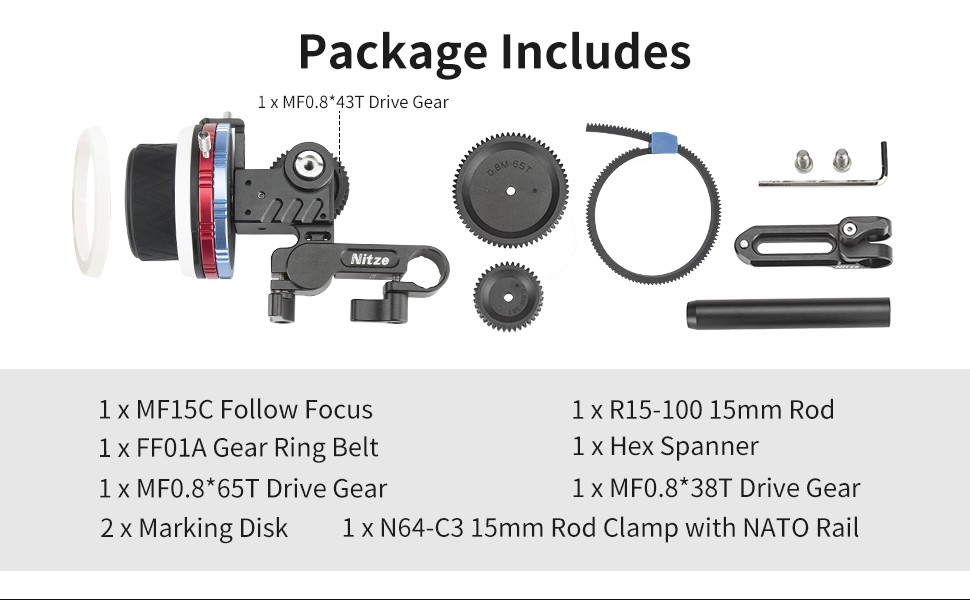nitze mini follow focus 6