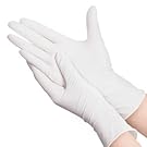White nitrile gloves