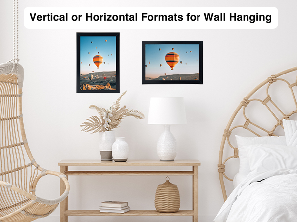 Amazon.com - JCJMY 6x9 Picture Frame Set of 2 Black for Wall