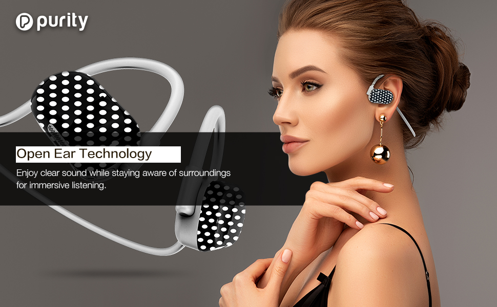 Purity Air Open Ear Headphones True Air Conduction