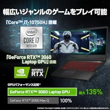 Amazon.co.jp: 【NVIDIA最新RTX3060搭載・薄型軽量】MSI