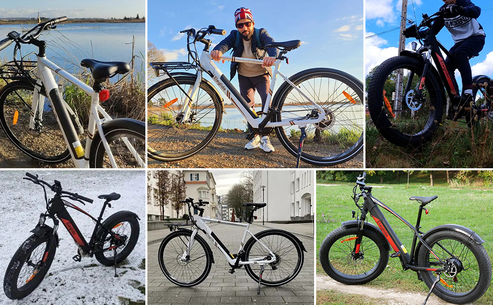 Eleglide Bicicleta electrica Tankroll, 26" x 4.0" Bicicleta electrica