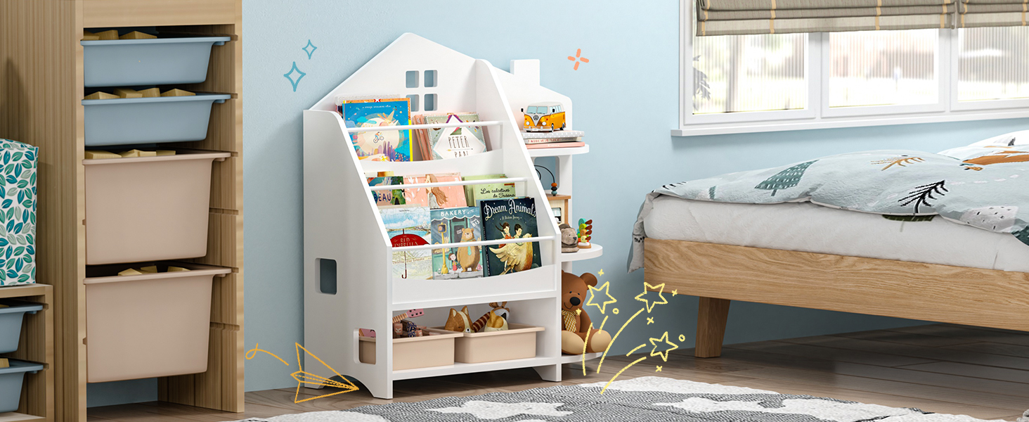 small bookshelf for kids