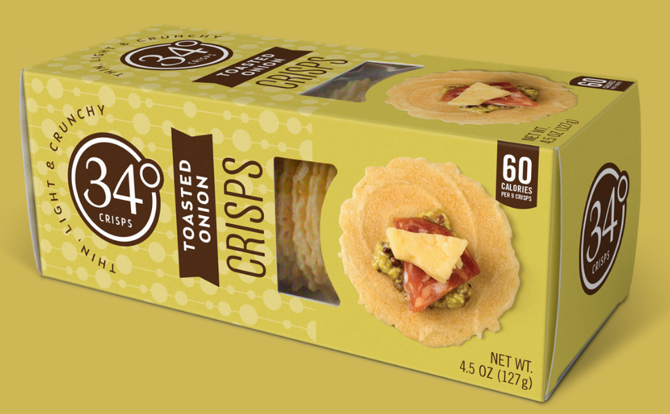 34 Degrees Toasted Onion Crisps