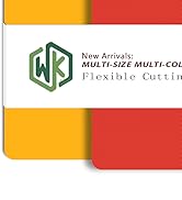 Plastic Cutting Boards for Kitchen, WK Cutting Board Set of 3, Flexible Cutting Board Mats, Non s...