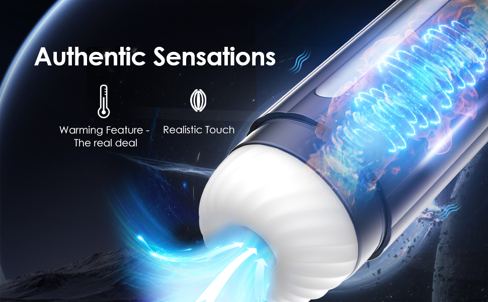 Vibeconnect Automatic Male Masturbator with 5 Thrusting Modes App Controlled Sex