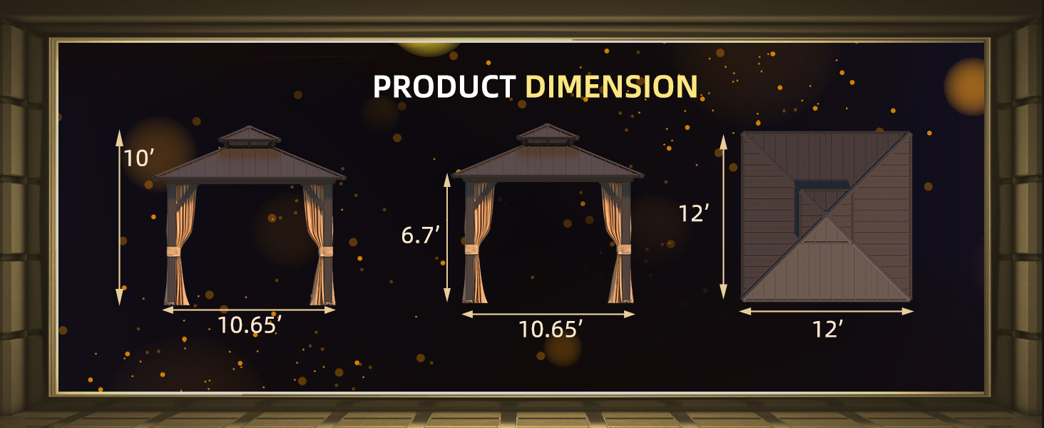 10x10 gazebo hardtop gazebo 10x10 gazebo with metal roof yoleny gazebo yoleny hardtop gazebo