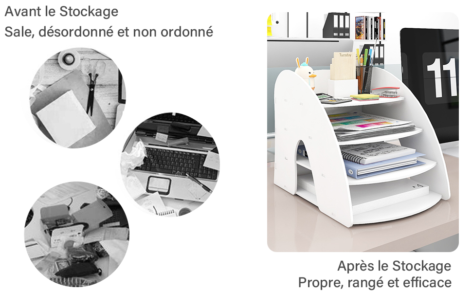 support de rangement documents