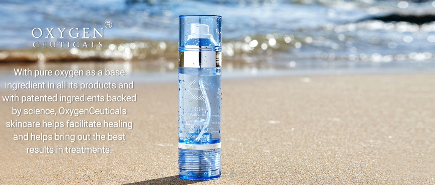 OxygenCeuticals, Professional Skincare Brand based on the Benefits of Pure Oxygen on the Skin