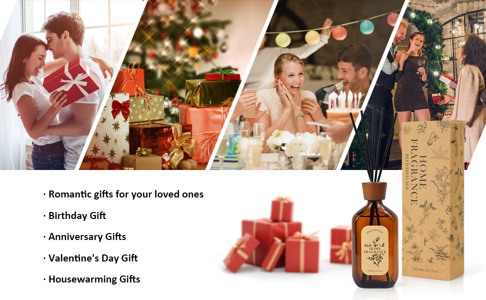 Reed Diffuser, Lavender & Vanilla Reed Diffuser Scented