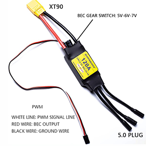 Amazon.com: ApisQueen 120A ESC 2-6S LiPo Brushless
