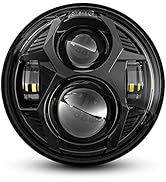 LX-LIGHT 51W 5-3/4 5.75 inch Motorcycles LED Headlight with EMC Compatible with Iron 883 Dyna Str...