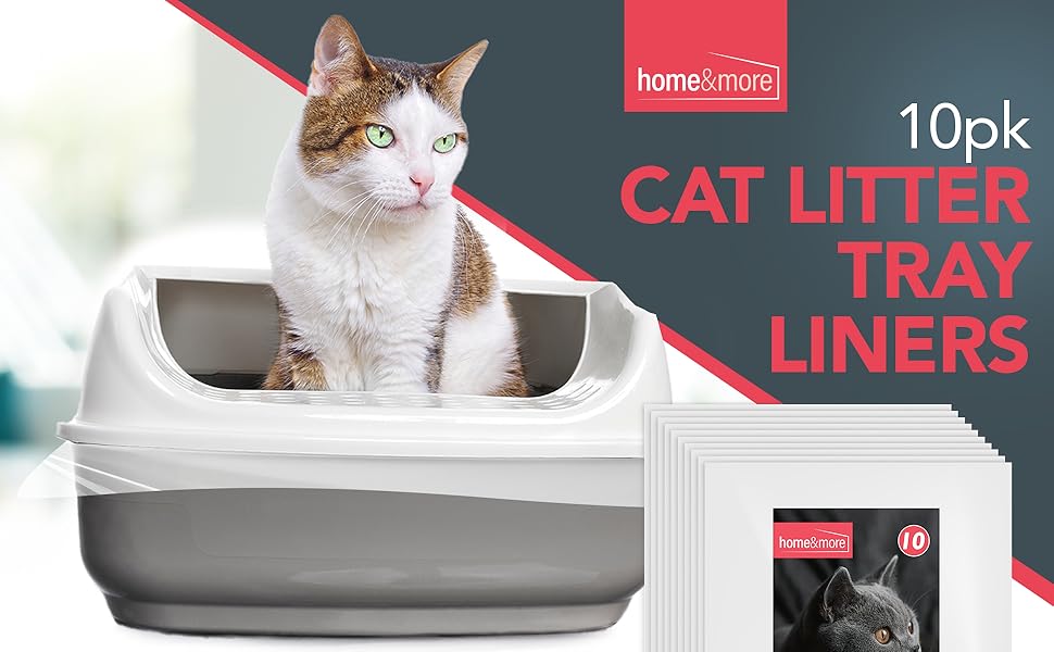 10pk Extra Large Cat Litter Tray Liners XL 56 x 70cm Disposable Cat