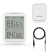 Inkbird ITH 20R Digital Hygrometer Thermometer Indoor Gauge Display for Kitchen Baby Room Brewhouse