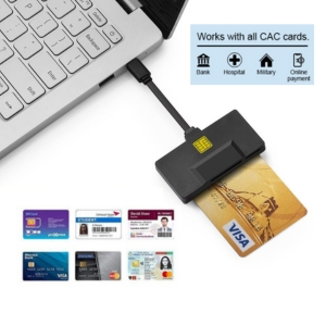 Amazon.com: VOASTEK Smart Card Reader USB C, CAC Card Reader with 3 ...